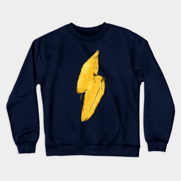 Banana Lighting Crewneck Sweatshirt by sket_chy